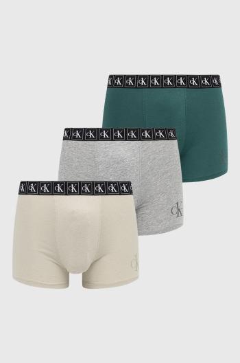 Dětské boxerky Calvin Klein Underwear tyrkysová barva