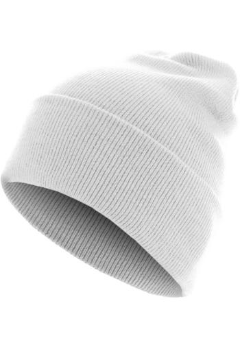 Urban Classics Beanie Basic Flap Long Version white - UNI