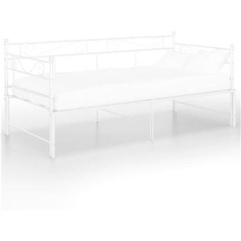 Shumee Rám vysouvací postele/pohovky bílý kov 90×200 cm, 324771 (324771)