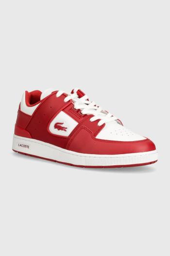 Sneakers boty Lacoste Court Cage Leather zelená barva, 47SMA0050