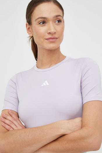 Tréninkové tričko adidas Performance fialová barva