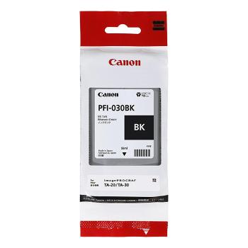 CANON PFI-030 BK - originální cartridge, černá, 55ml