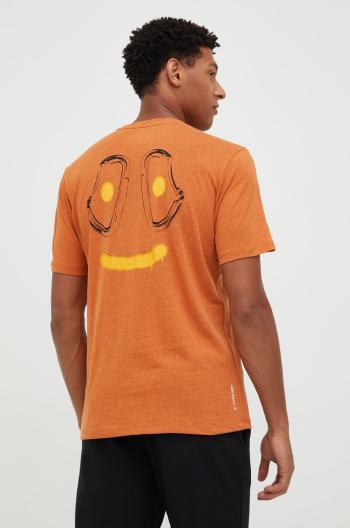 Sportovní triko Salewa Lavaredo oranžová barva, s potiskem