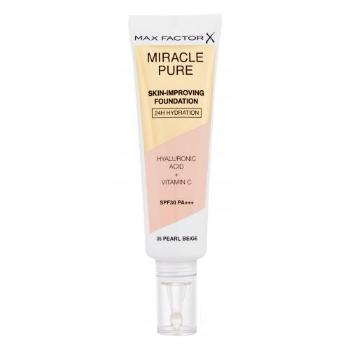 Max Factor Miracle Pure Skin-Improving Foundation SPF30 30 ml make-up pro ženy 35 Pearl Beige na všechny typy pleti