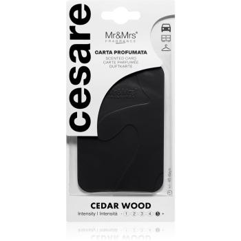 Mr & Mrs Fragrance Cesare Cedar Wood vonná karta 1 ks