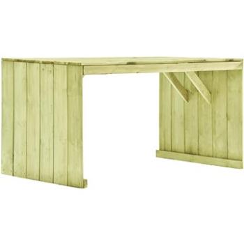  Zahradní stůl 150 x 87 x 80 cm impregnované borové dřevo (49034)