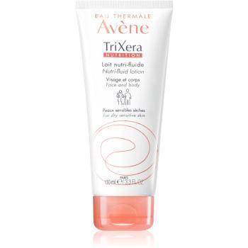 Avène TriXera Nutrition intenzivně vyživující fluidní mléko na obličej a tělo pro suchou a citlivou pokožku 200 ml