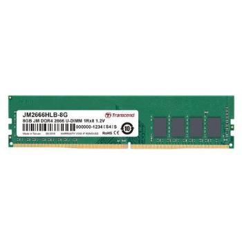 DIMM DDR4 8GB 2666MHz TRANSCEND 1Rx8 1Gx8 CL19 1.2V, JM2666HLB-8G