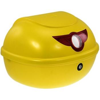 Zadní kufr k elektrickému motocyklu RACCEWAY SMART, žlutý-lesklý (4891223123425)