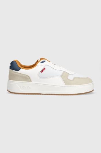 Sneakers boty Levi's GLIDE bílá barva, 235200.51