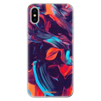 Odolné silikonové pouzdro iSaprio - Color Marble 19 - iPhone X