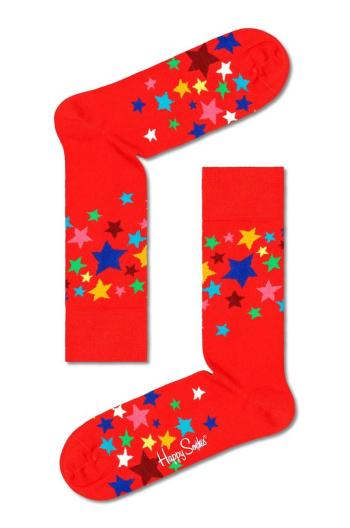 Ponožky Happy Socks Stars červená barva