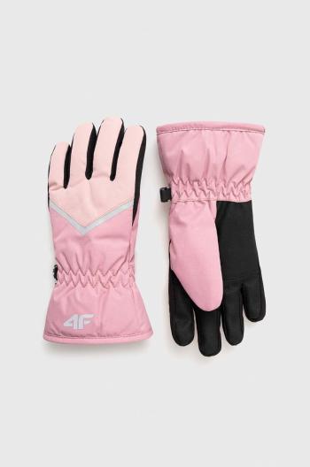 Dětské rukavice 4F růžová barva