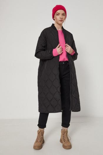 Kabát Medicine dámský, černá barva, přechodný, oversize