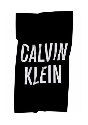 Plážová osuška Calvin Klein KU0KU00089 UNI Černá