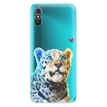 Odolné silikonové pouzdro iSaprio - Leopard With Butterfly - Xiaomi Redmi 9A