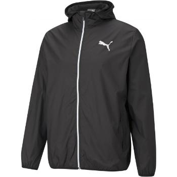 Puma ESSENTIALS SOLID WINDBREAKER Pánská sportovní větrovka, černá, velikost S