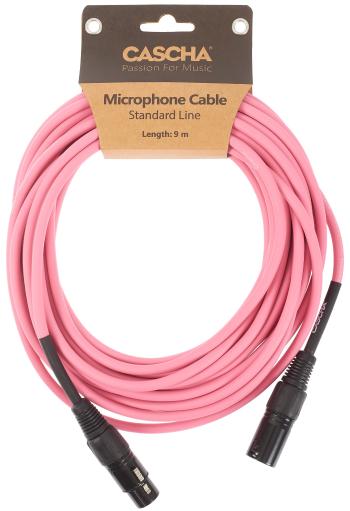 Cascha Standard Line Mic Cable Pink 9m