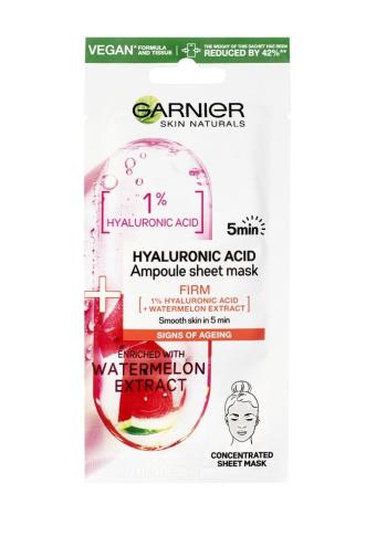Garnier Skin Naturals Textilní maska s kyselinou hyaluronovou a extraktem z melounu 15 g