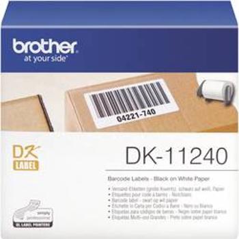 Brother DK11240 102 x 51 mm papír bílá permanentní přepravní štítky 600 ks