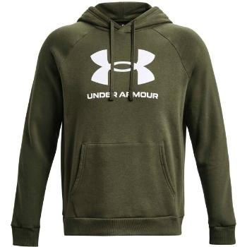 Under Armour RIVAL Pánská mikina, khaki, velikost