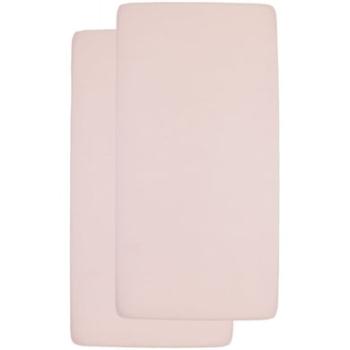 Meyco Prostěradlo Jersey Fitted Sheet 2 Pack 60 x 120 Soft Pink