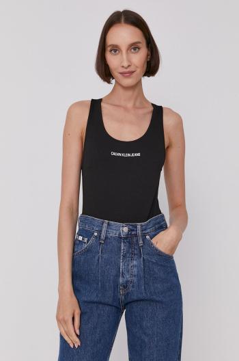 Top Calvin Klein Jeans dámský, černá barva