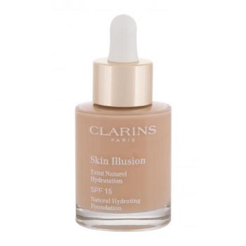 Clarins Skin Illusion Natural Hydrating SPF15 30 ml make-up pro ženy 108 Sand na všechny typy pleti; na rozjasnění pleti; na dehydratovanou pleť