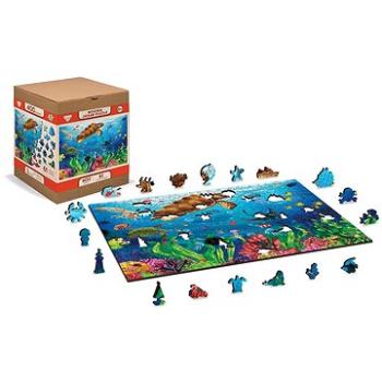 Wooden city Dřevěné puzzle Potápěčský ráj 2v1, 400 dílků eko (5904151821253)