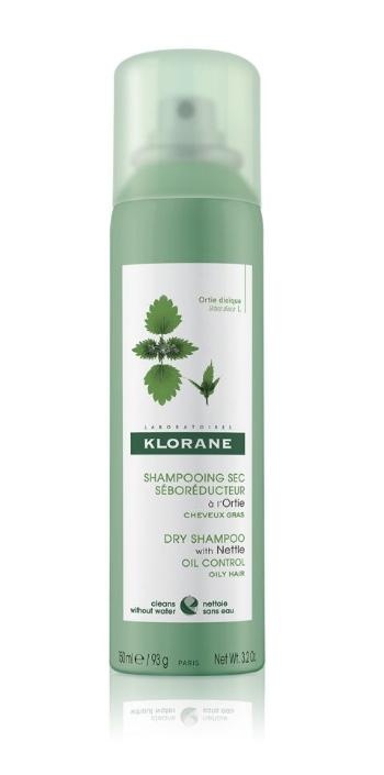 KLORANE Seboregulační suchý šampon s kopřivou na mastné vlasy 150 ml