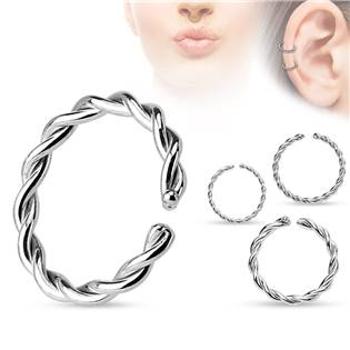 Šperky4U Piercing do nosu/ucha - kruh - N01061-1610