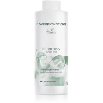 Wella Professionals Nutricurls Waves & Curls čisticí kondicionér pro vlnité a kudrnaté vlasy 1000 ml