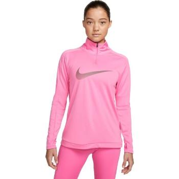 Nike DRI-FIT SWOOSH Dámská mikina, růžová, velikost