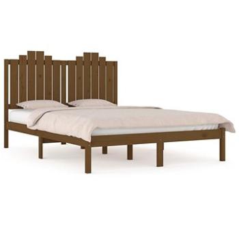 Rám postele medově hnědý masivní borovice 150×200 cm King Size, 3103786 (3103786)