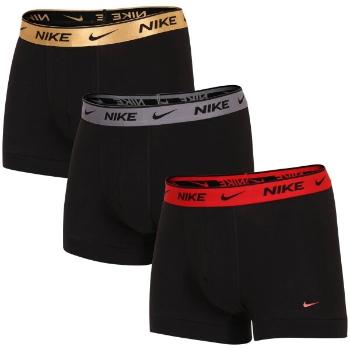 Nike EDAY COTTON STRETCH Pánské boxerky, černá, velikost L