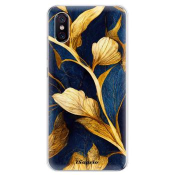 Odolné silikonové pouzdro iSaprio - Gold Leaves - Xiaomi Mi 8 Pro