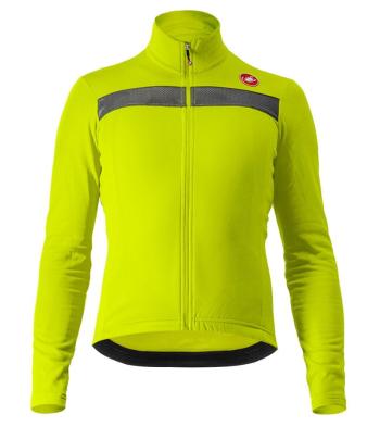 Castelli pánský cyklistický dres Puro 3 Jersey Electric Lime/Black Reflex žlutá/černá XXL