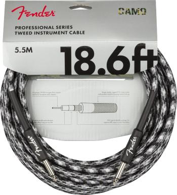 Fender Professional Series 18.6' Instrument Cable Winter Camo