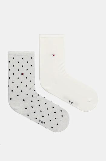 Ponožky Tommy Hilfiger 2-pack dámské, černá barva, 100001493