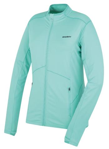 Husky Dámská mikina na zip Tarp zip L turquoise Velikost: XXL