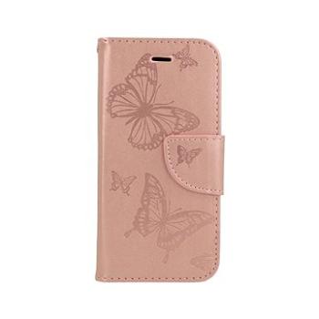 TopQ iPhone SE 2020 knížkové Butterfly růžové světlé 62467 (Sun-62467)