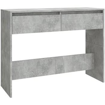 SHUMEE betonově šedý 100 × 35 × 76,5 cm dřevotříska (809840)