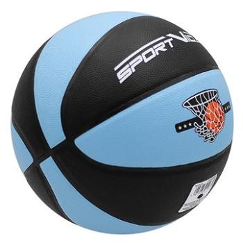 Basketbalový míč vel. 7, černo-modrý (5903133419679)