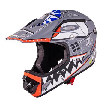 Downhill přilba W-TEC FS-605 Allride  Skull Smile  S (55-56)