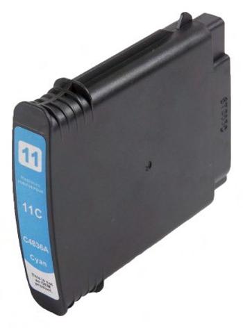 HP C4836A - kompatibilní cartridge HP 11, azurová, 28ml