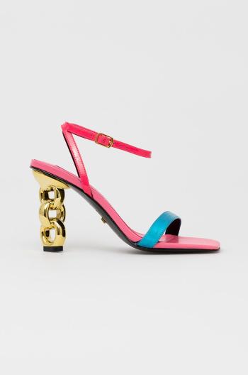 Kožené sandály Kat Maconie Riri růžová barva