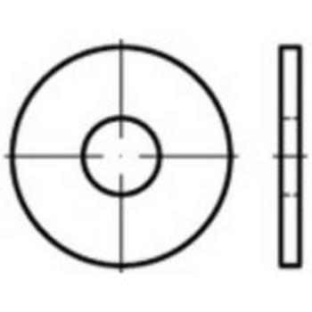 Podložka plochá TOOLCRAFT 147996, vnitřní Ø: 39 mm, ocel, 25 ks