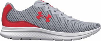 Under Armour UA Charged Impulse 3 Running Shoes Mod Gray/Radio Red 44,5 Silniční běžecká obuv