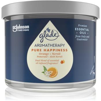 GLADE Aromatherapy Pure Happiness vonná svíčka Orange + Neroli 260 g