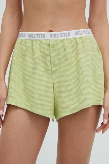 Pyžamové šortky Hollister Co. dámské, zelená barva
